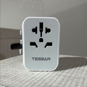 TESSAN Travel Adapter in White